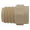 Charlotte Pipe And Foundry Charlotte Pipe FlowGuard Schedule 40 1/2 in. Socket X 1/2 in. D MNPT CPVC Adapter 1 pk CTS021090600 - alternate 3